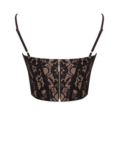 Grecia Black Lace Corset Top (small)