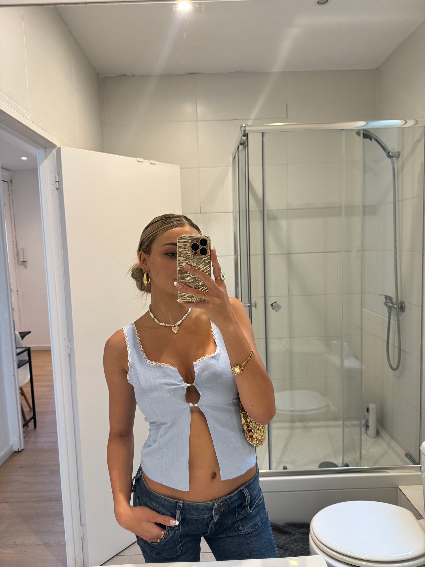 Summer cut out cami