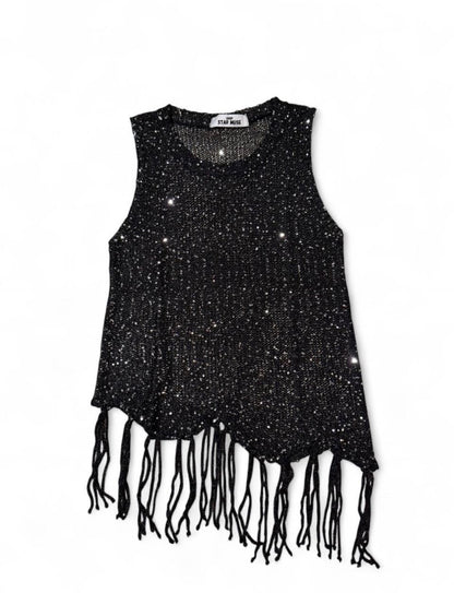 Black Fringe Cami