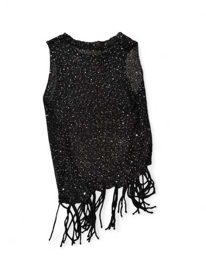 Black Fringe Cami