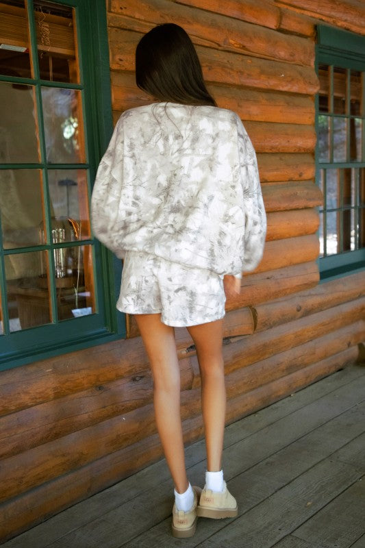 Camo Cloud Crew Neck