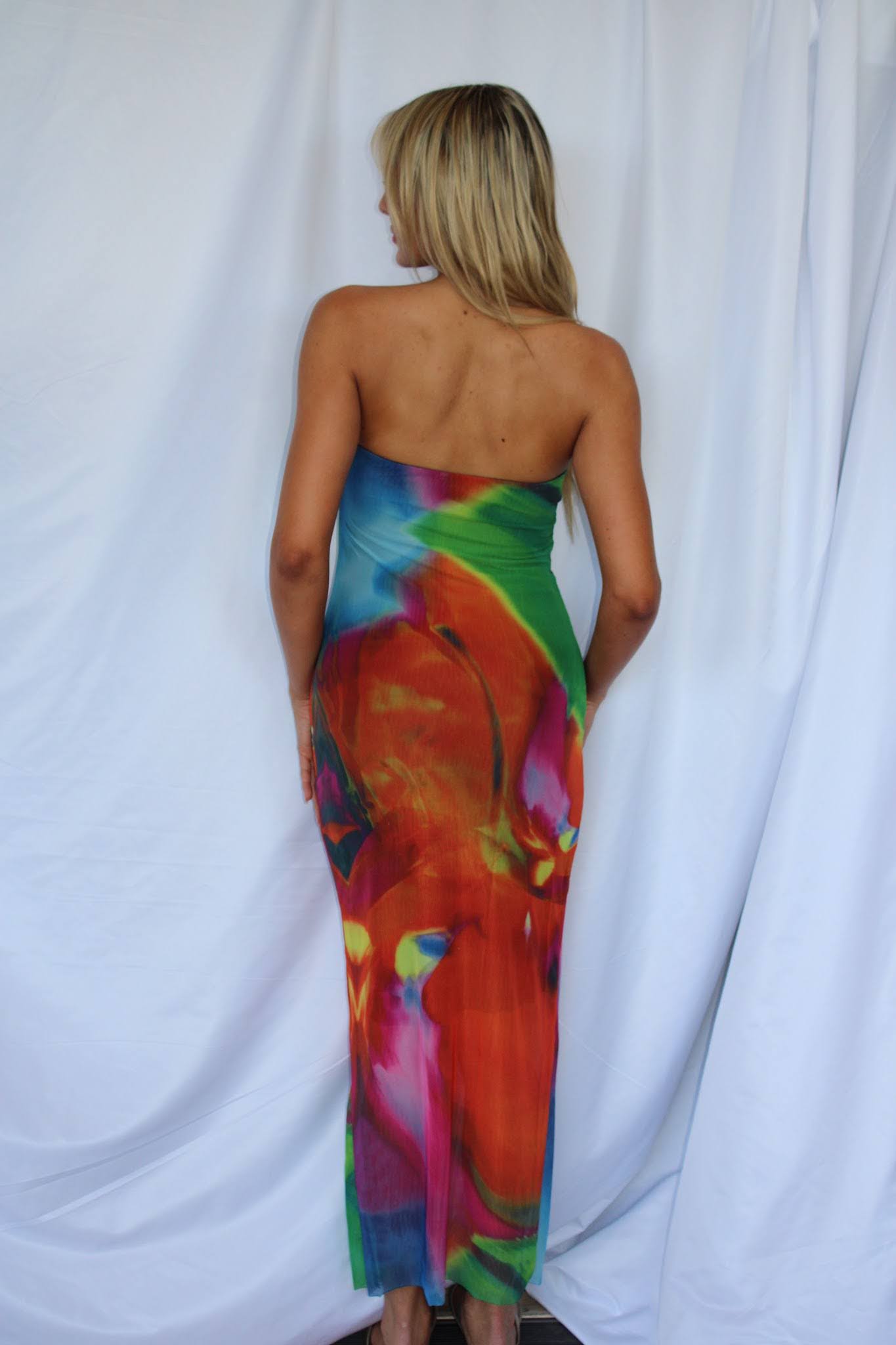 Kaleidoscope midi dress